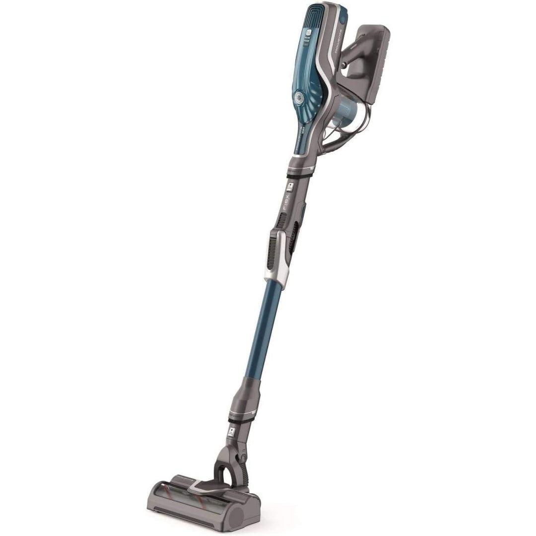 Aspirateur balai associant une contenance annoncee de 0,8 l et la collecte de la poussiere