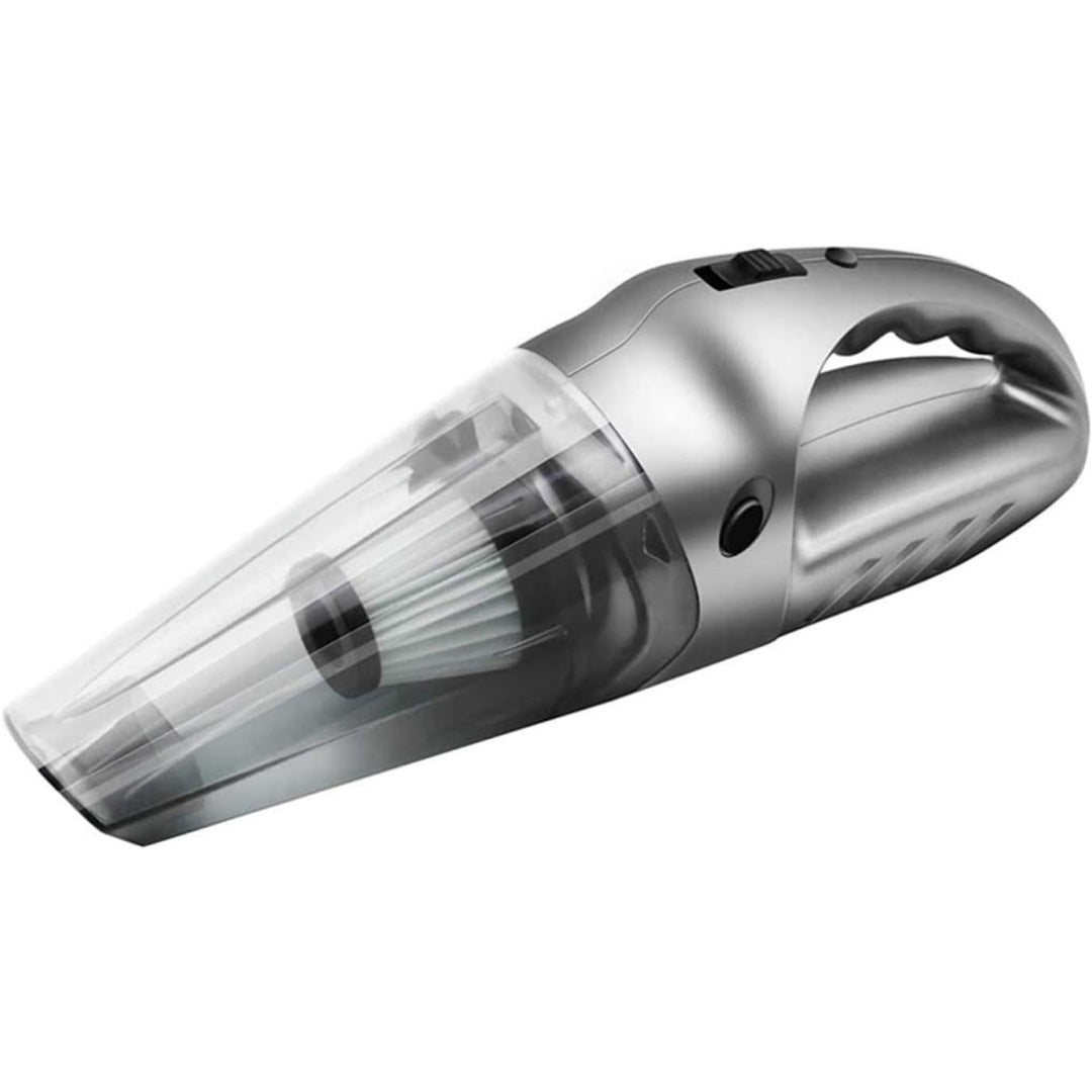 Aspirateur a main associant une filtration des particules fines et un corps en acier inoxydable